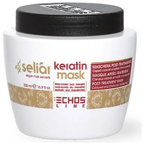 ماسک مو کراتین و آرگان اچاسلاین ECHOSLINE (500 میل) ماسک مو کراتین و آرگان اچاسلاین ECHOSLINE (500 میل) ماسک مو کراتین و آرگان اچاسلاین ECHOSLINE (500 میل) - Image 2 ماسک مو کراتین و آرگان اچاسلاین ECHOSLINE (500 میل) ماسک مو کراتین و آرگان اچاسلاین ECHOSLINE (500 میل) ECHOSLINE Seliar Keratin & Argan Oil Hair Mask-500ml